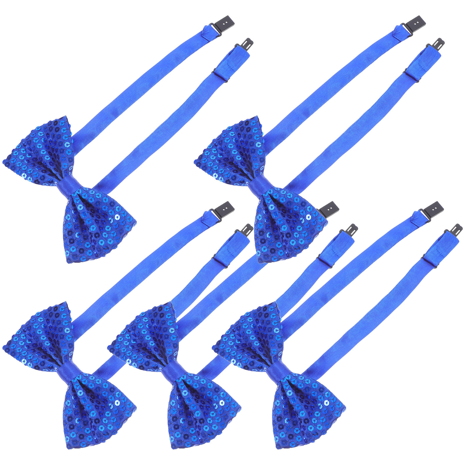 5Pcs Children's Glitter Sequin - Bow Tie Pre Tied บทวิจารณ์และราคา