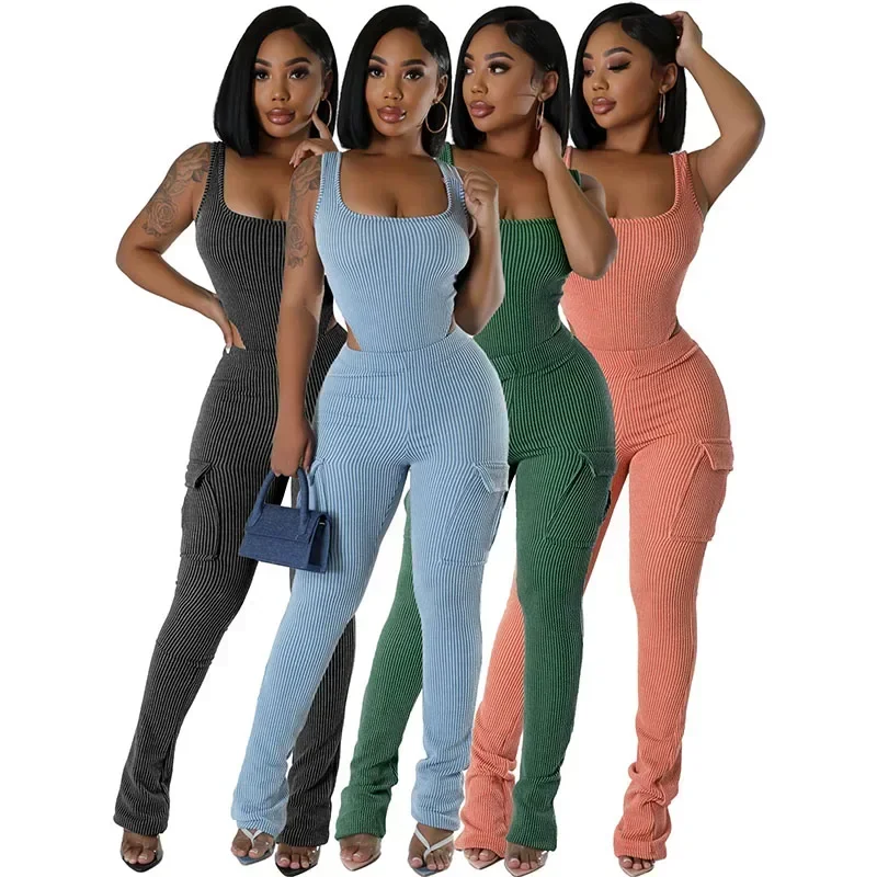 Knitted Ribbed Two Piece Set f - Pocket Square Set บทวิจารณ์และราคา