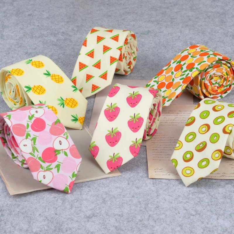Cute Colourful Sweet Fashion T - Skinny Tie Men บทวิจารณ์และราคา