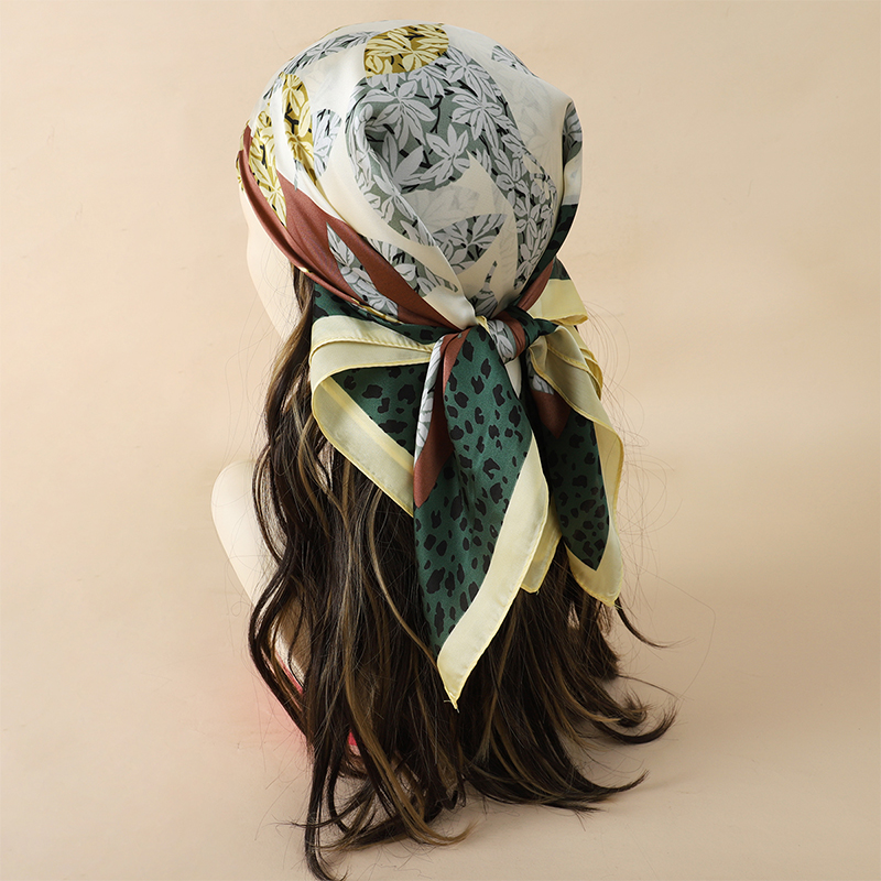 70x70cm Women Scarf Silk Feeli - Scarf Silk Square บทวิจารณ์และราคา