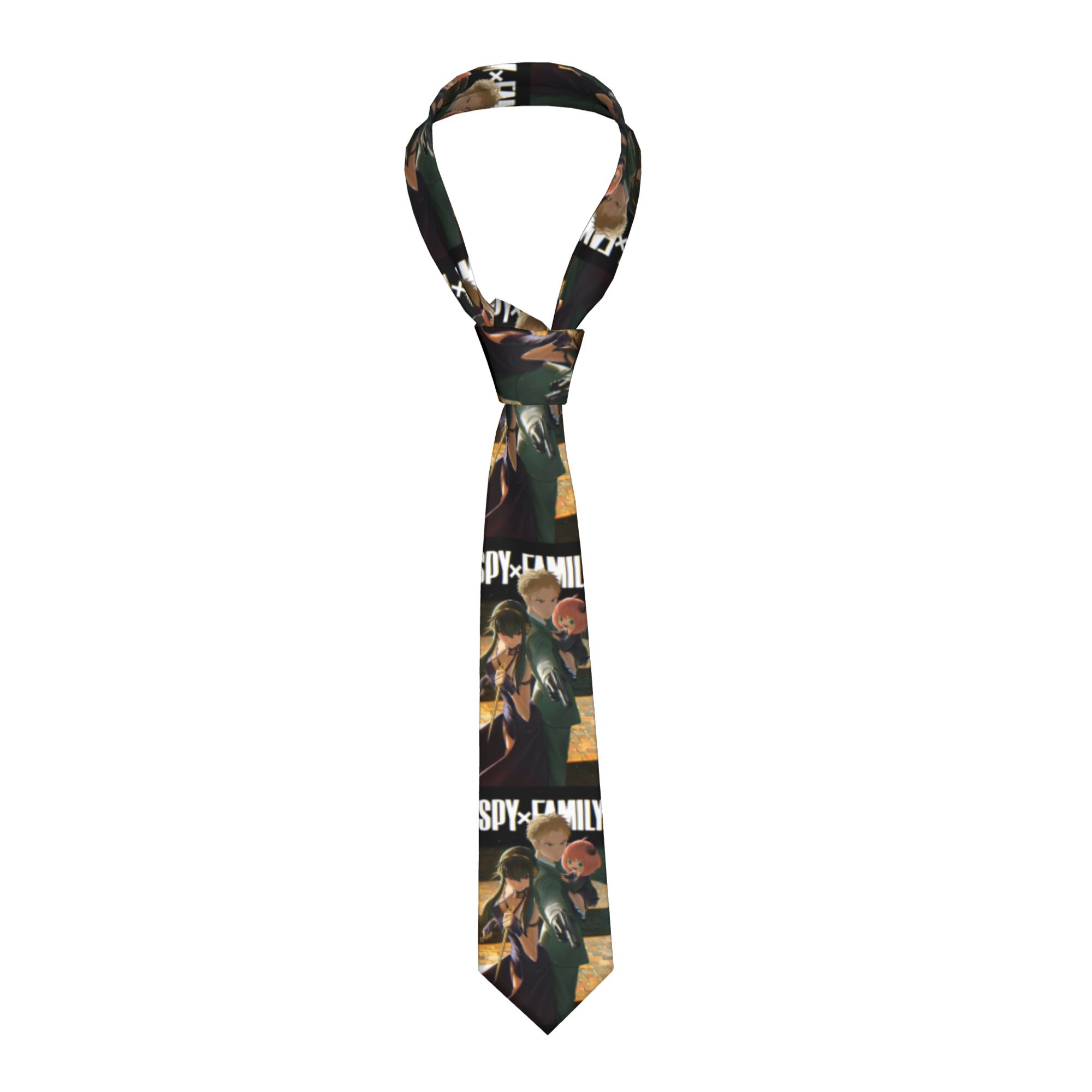 Spy X Family Necktie Unisex Sk - Skinny Tie Men บทวิจารณ์และราคา