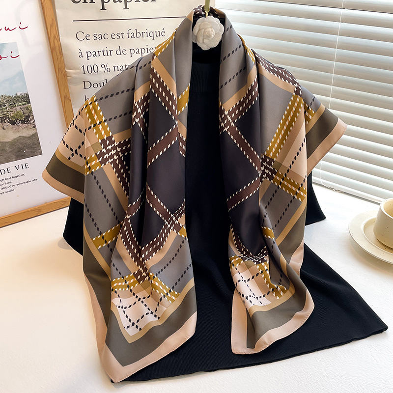 New summer printed twill silk  - Silk Tie Striped บทวิจารณ์และราคา