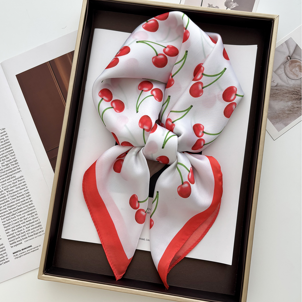 1pcs Summer Bright Color Oil P - Ascot Neck Scarf บทวิจารณ์และราคา