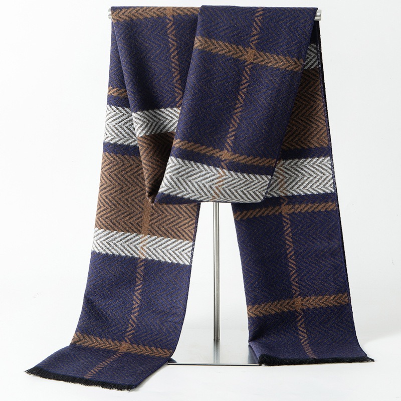 Designer Brand Plaid Winter Me - Muffler Men Wool บทวิจารณ์และราคา
