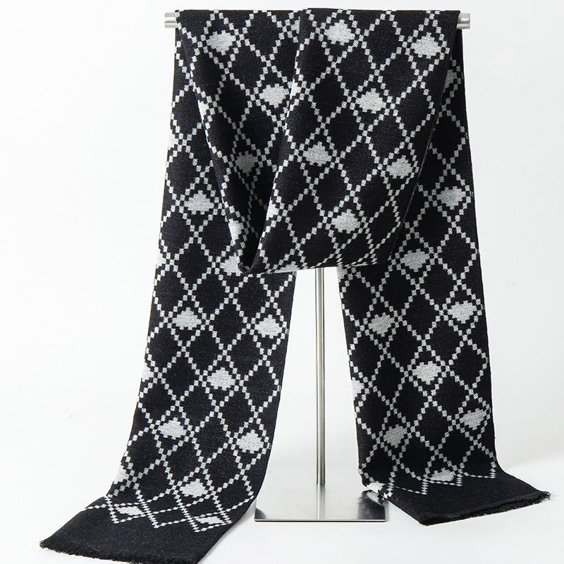 Designer Brand Plaid Winter Me - Muffler Men Wool บทวิจารณ์และราคา