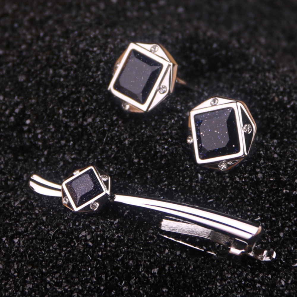 A Set Men's Tie Clip Groom Tux - Tie Bar Set Gift บทวิจารณ์และราคา