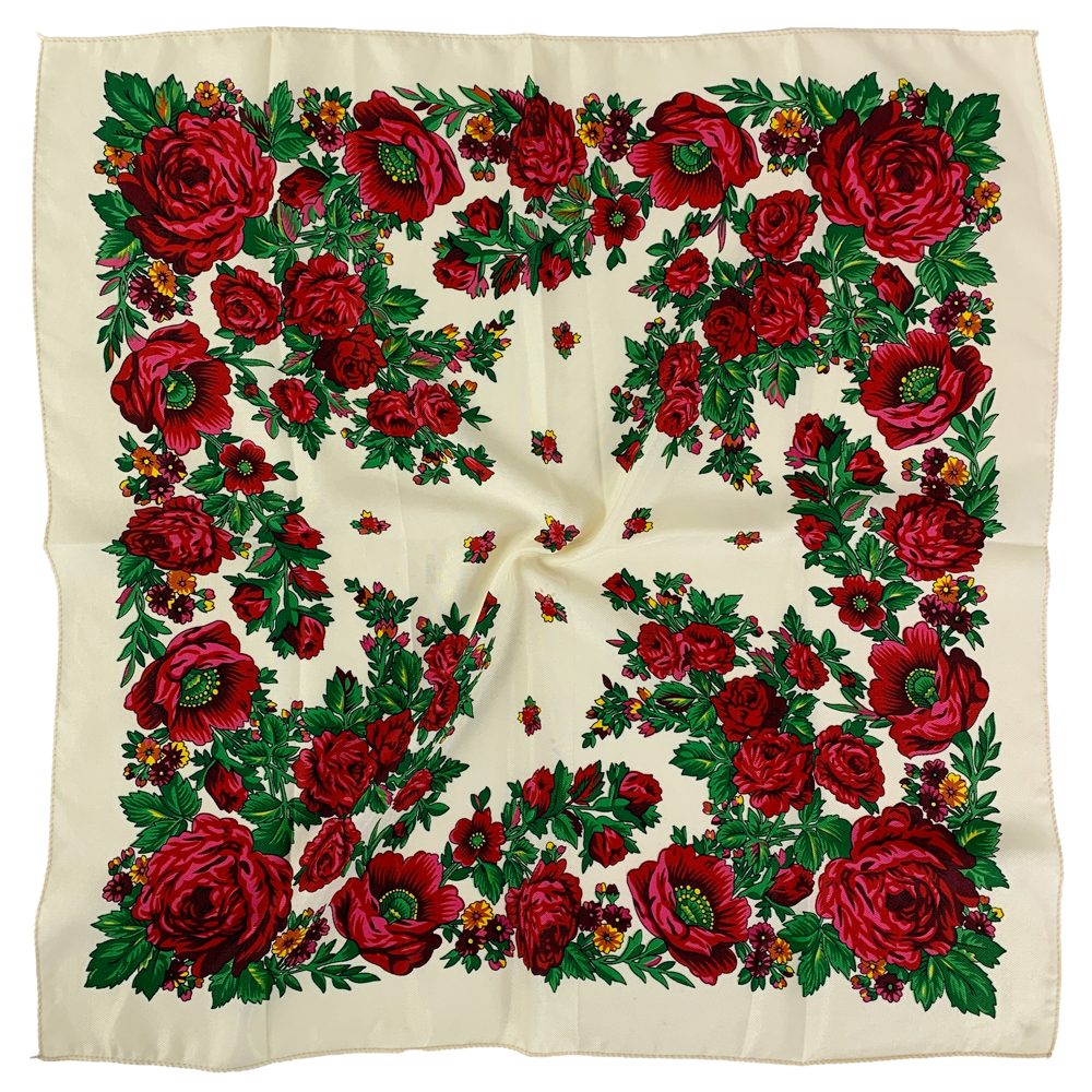 70*70cm Russian Square Scarf W - Bandana Cotton บทวิจารณ์และราคา