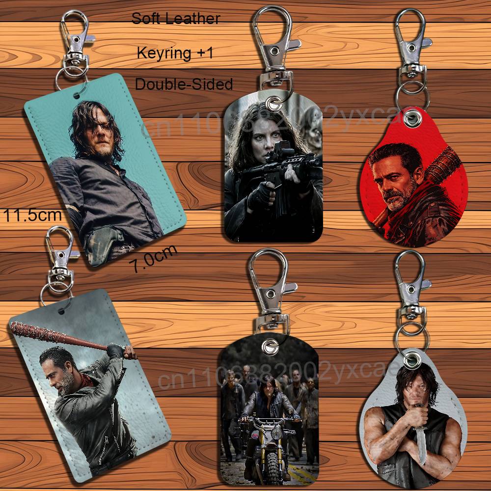 Negan Maggie Walking Dead Leat - Lanyard Badge Holder บทวิจารณ์และราคา